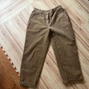 LL bean corduroy pants